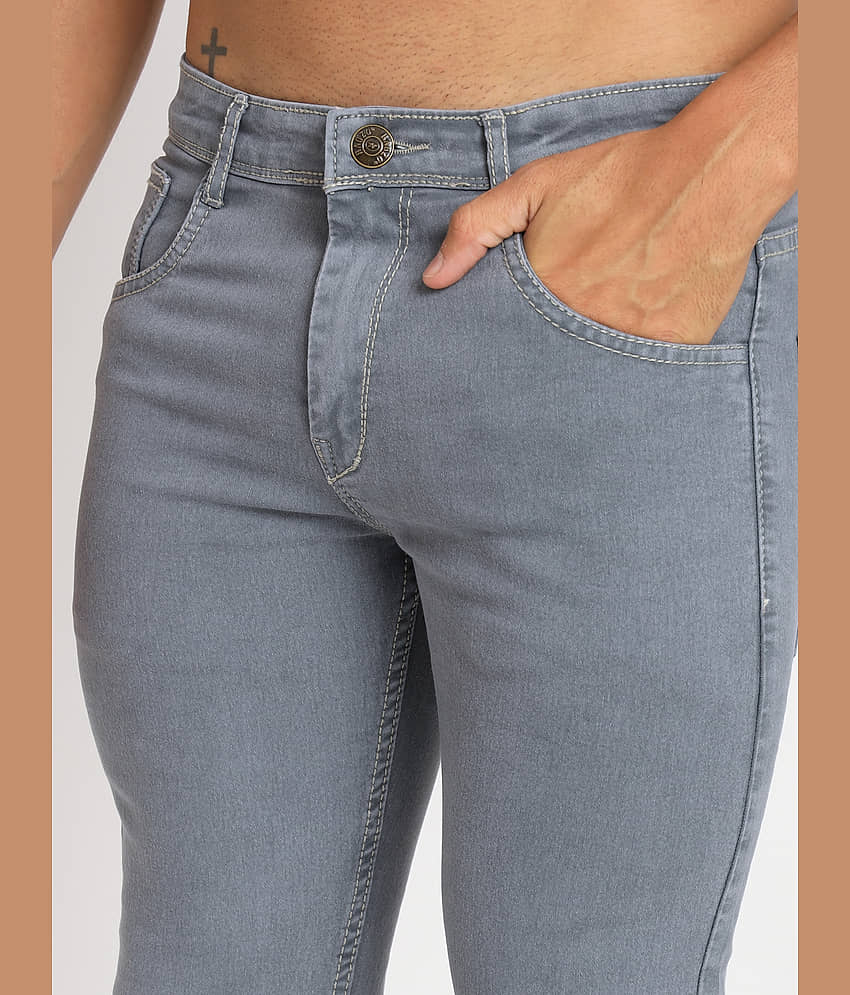 RAGZO Slim Fit Basic Men's Jeans - Grey ( Pack of 1 ) view 2