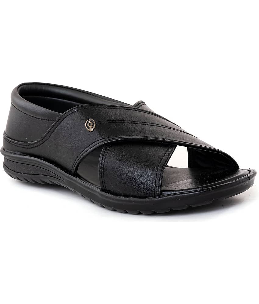 INFINITRENZ - Black Men's Sandals