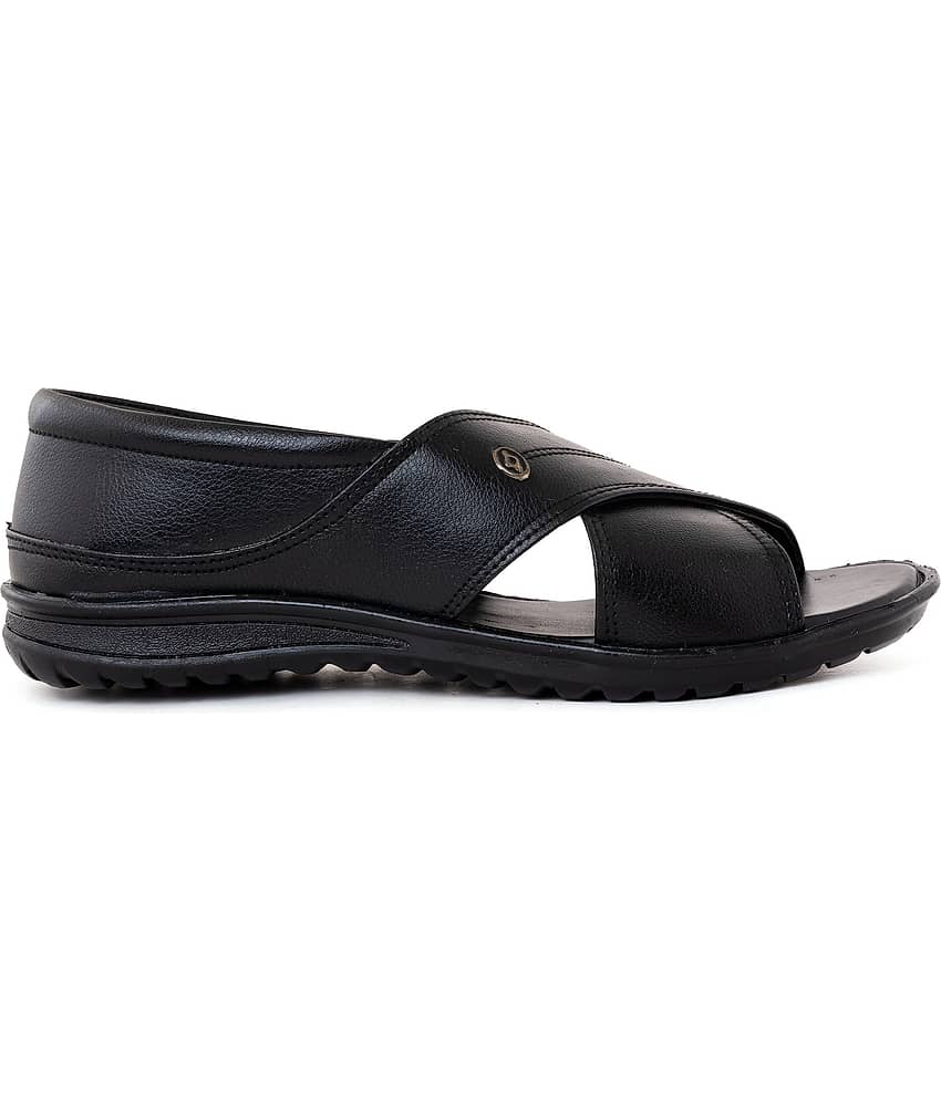 INFINITRENZ - Black Men's Sandals view 2