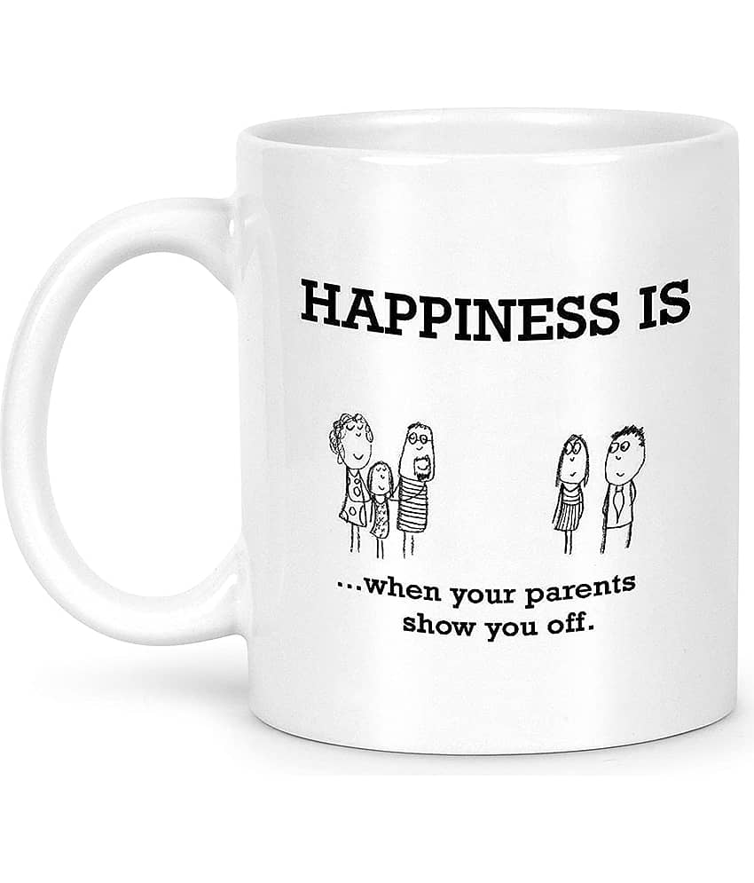 Idream Quote Printed Ceramic Coffee Mug 1 Pcs 330 mL view 2