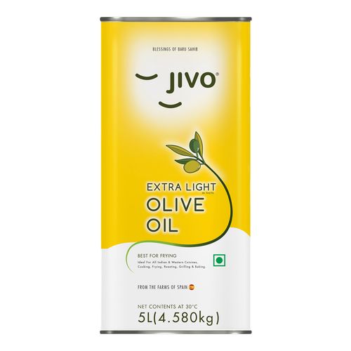 Jivo Extra Light Olive Oil, 5 L Tin