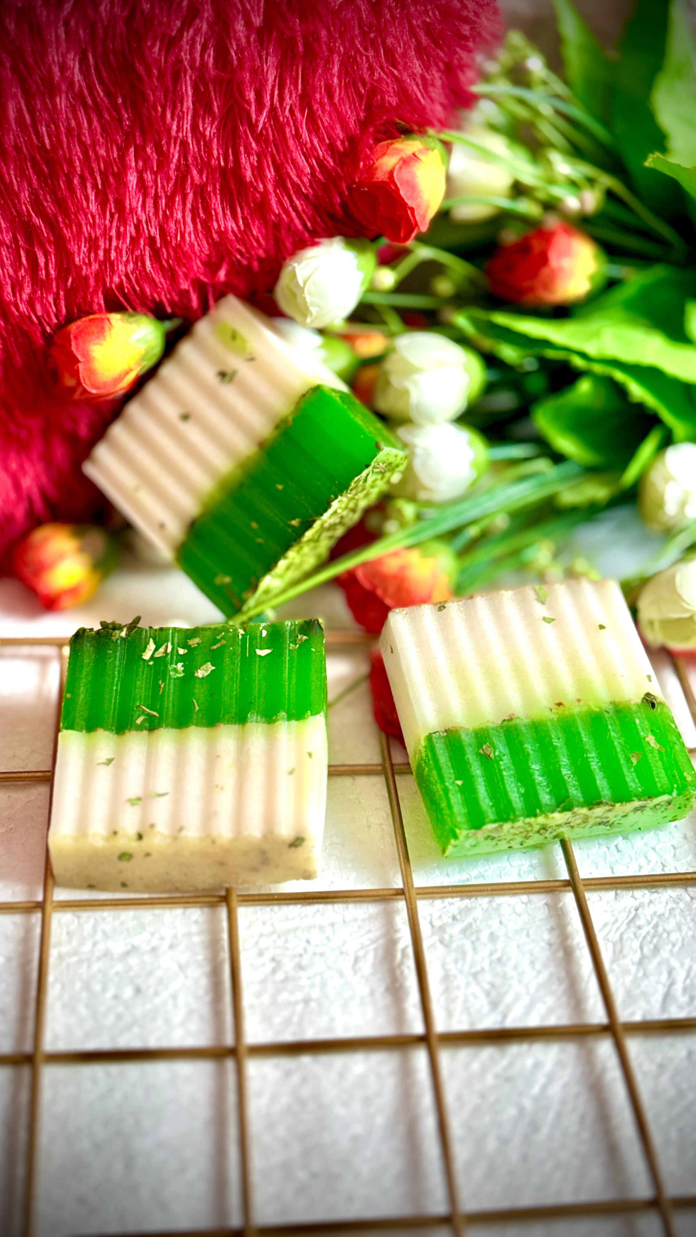 Skin Whitening Handmade Soaps (NeemTulsi Milk) Pack of 1 view 2