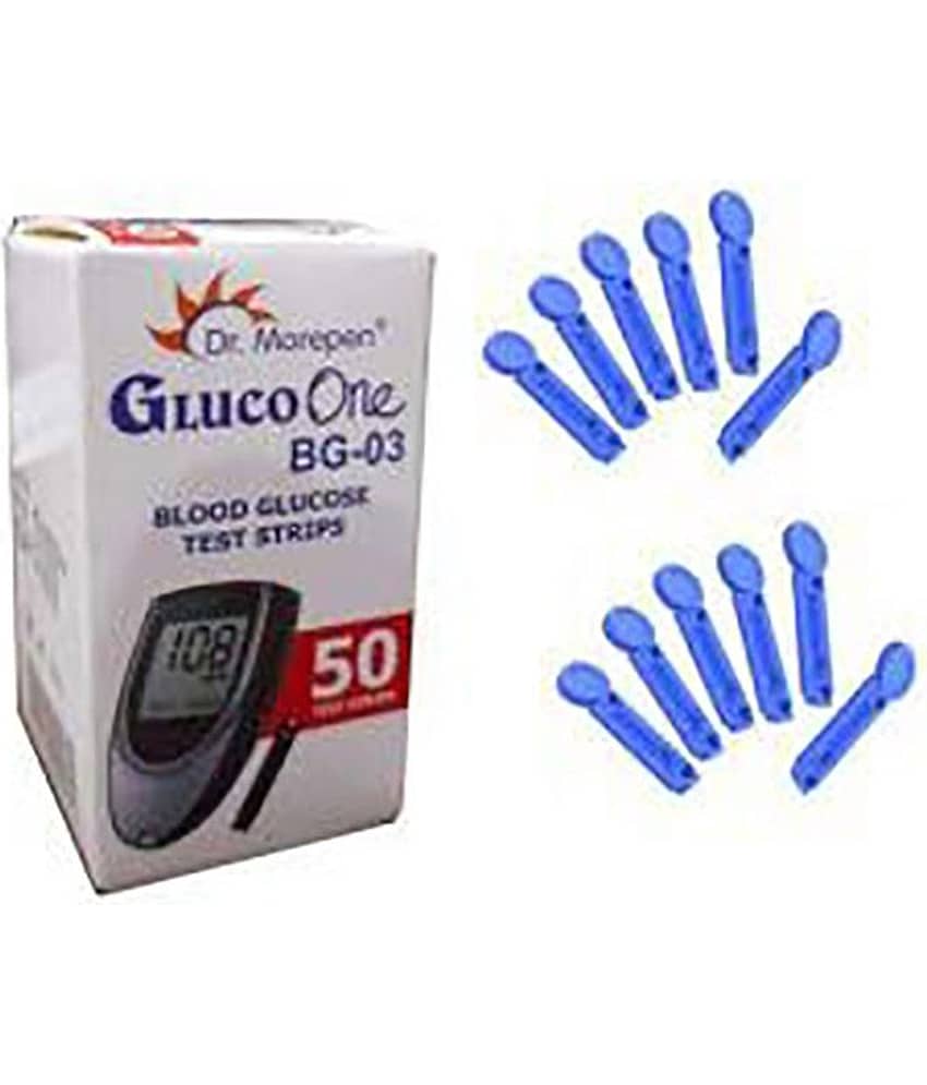 Dr. Morepen 50 Sugar Test Strips For Bg03Glucometer (Strips Only Pack) view 2