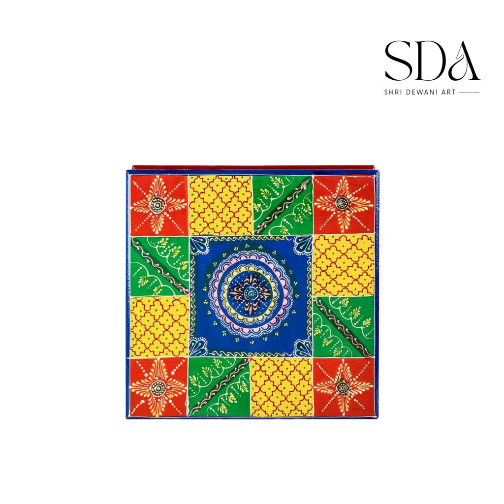 Wooden Jodhpuri Bajoth/Pooja Chowki For Home Decor view 2