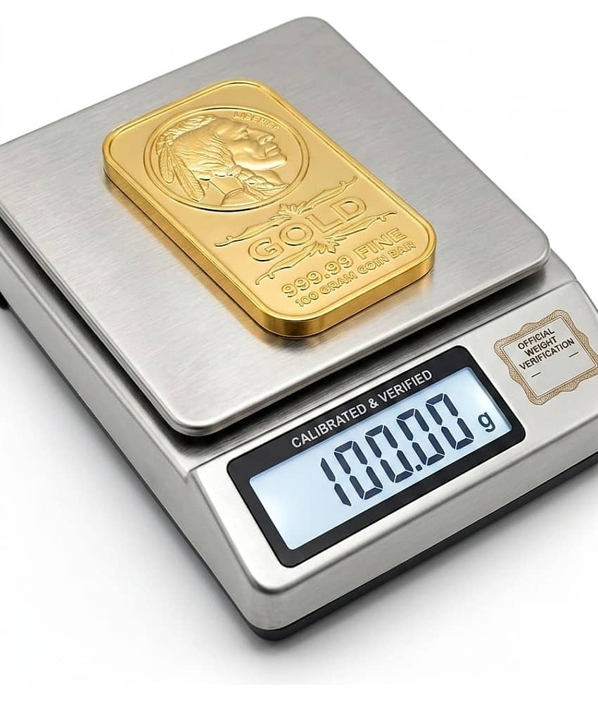 American Indian Head & Eagle Shield - USA Fantasy Pure Gold-Plated Metal 100 Gram Coin Bar view 2