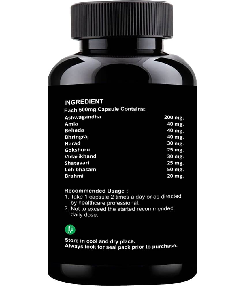 Dha Ayurveda Mass Grow Herbal Muscle Grow Supplement Capsule 90 No.S Pack of 3 view 2