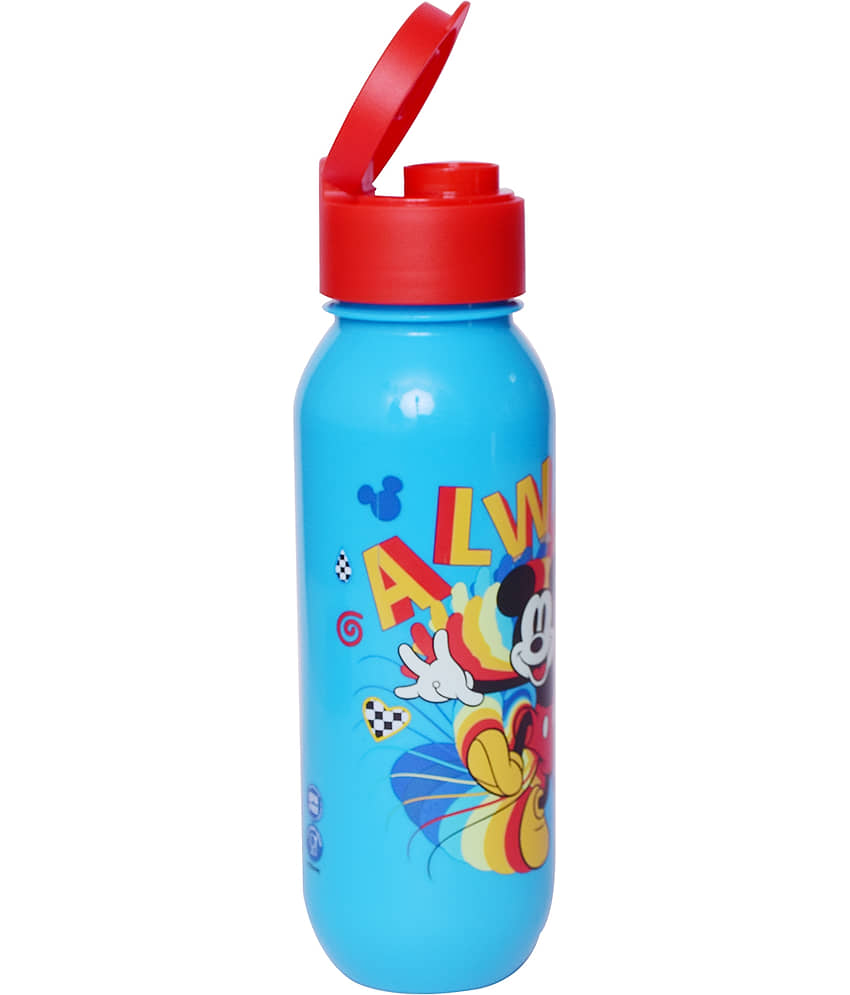 Gluman - DIsney Mickey Claro Mini Spout Blue School Water Bottle 500 mL ( Set of 2 ) view 2