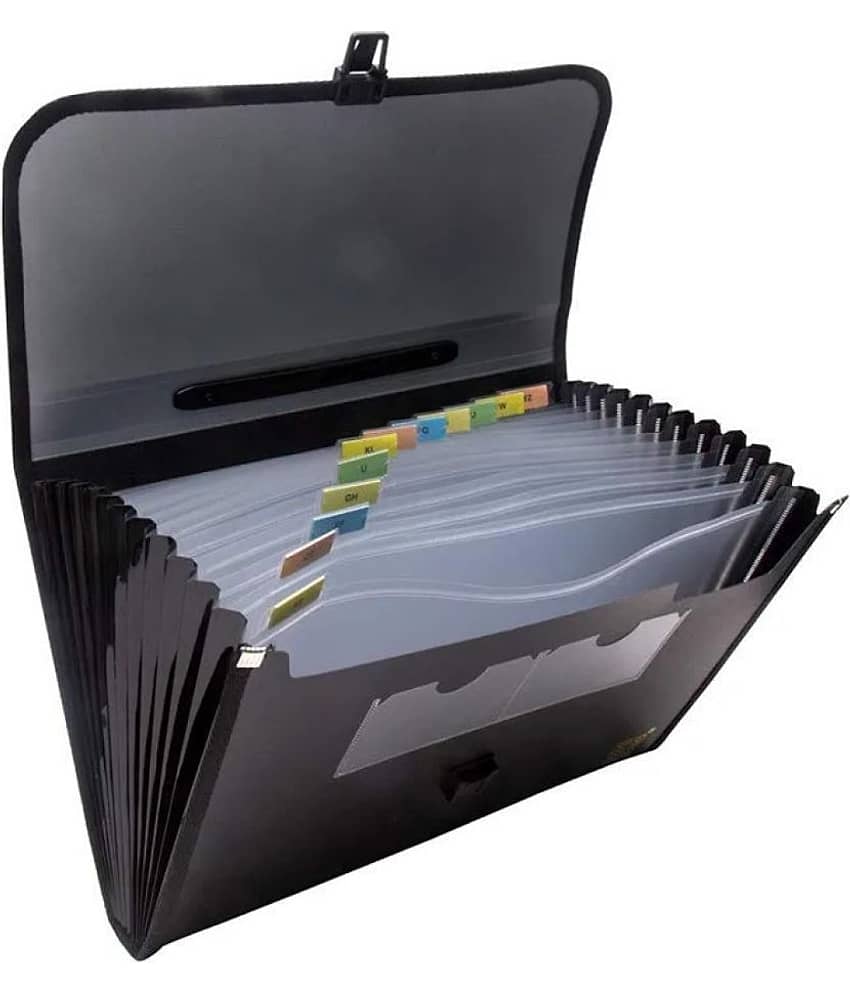 RAVARIYA GRAPHIC - Assorted/Multicolour Button Folder ( Pack of 1 ) view 2
