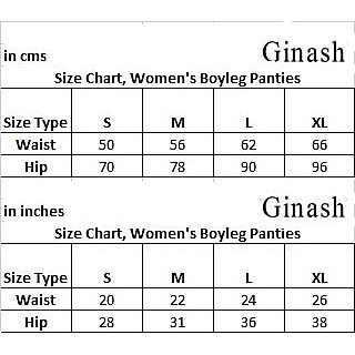 Ginash Cotton Elastane Women's Boyleg Pantie (Pack of 3) view 2