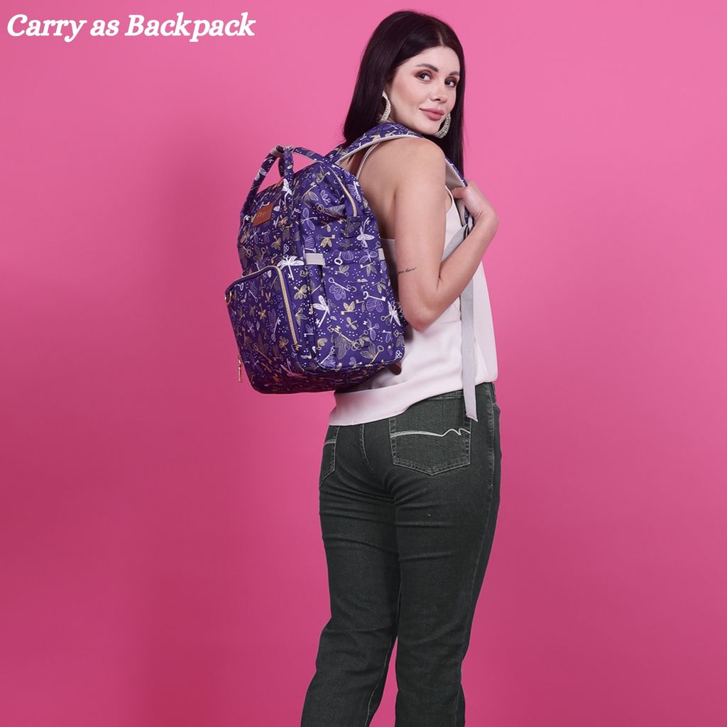 VISMIINTREND Diaper Backpack for Mother | Water Resistant | Anti Theft | Maternity Travel Backpack | Baby Shower Gift for | Girl | Boy view 2