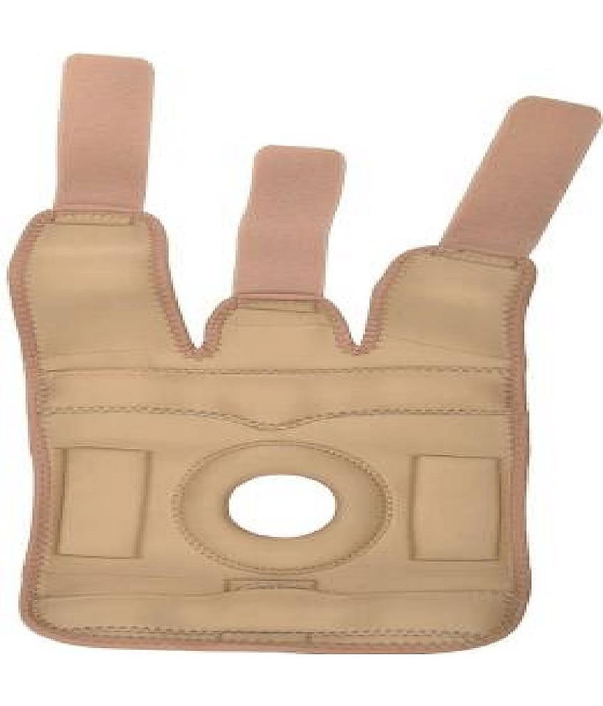 Parisill Joint Protection Open Patella Hinge Knee Support Knee Stabilizer Neoprene Beige (Medium) view 2