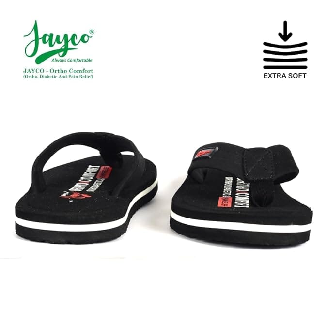 Jayco Extra Soft Ortho Care Diabetic & Orthopedic Slippers || Skid Resistant || Lightweight || Comfortable Footbed