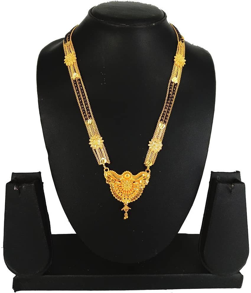 SHANKH-KRIVA - Gold Mangalsutra ( Pack of 1 ) view 2