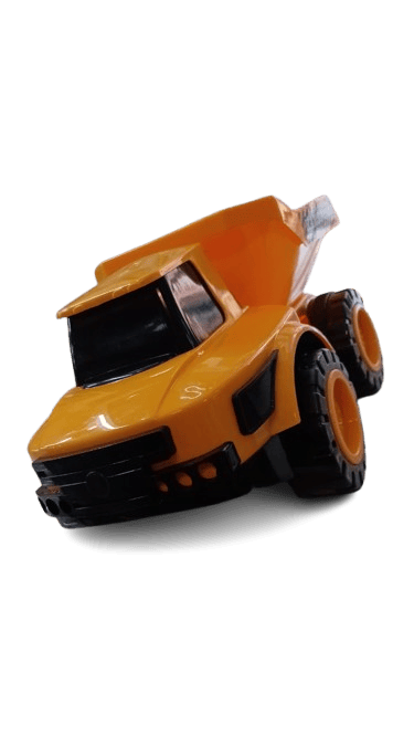 Kids & Jerry Friction Powered Dumper Truck Toy for Kids - Unbreakable Construction Vehicle Toy for Boys & Girls (Yellow) view 2
