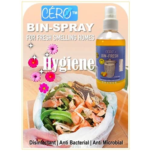 CERO Bin Fresh Orange Perfumed dust Bin Decontaminant/Cleanser (200ml) view 2