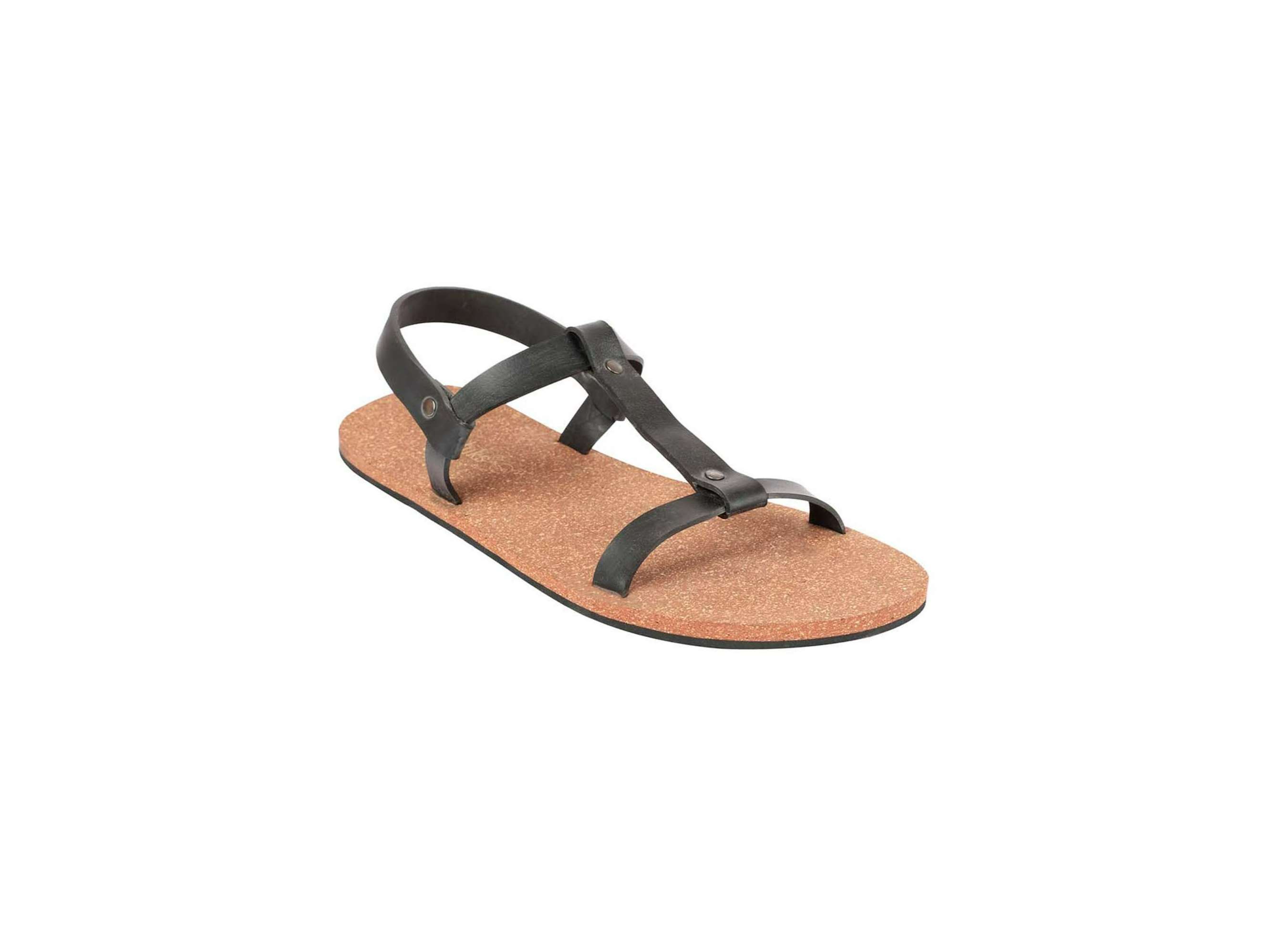 Paaduks Nat T-Strap Waterproof Cork Brown Sandals - UK 12 view 2