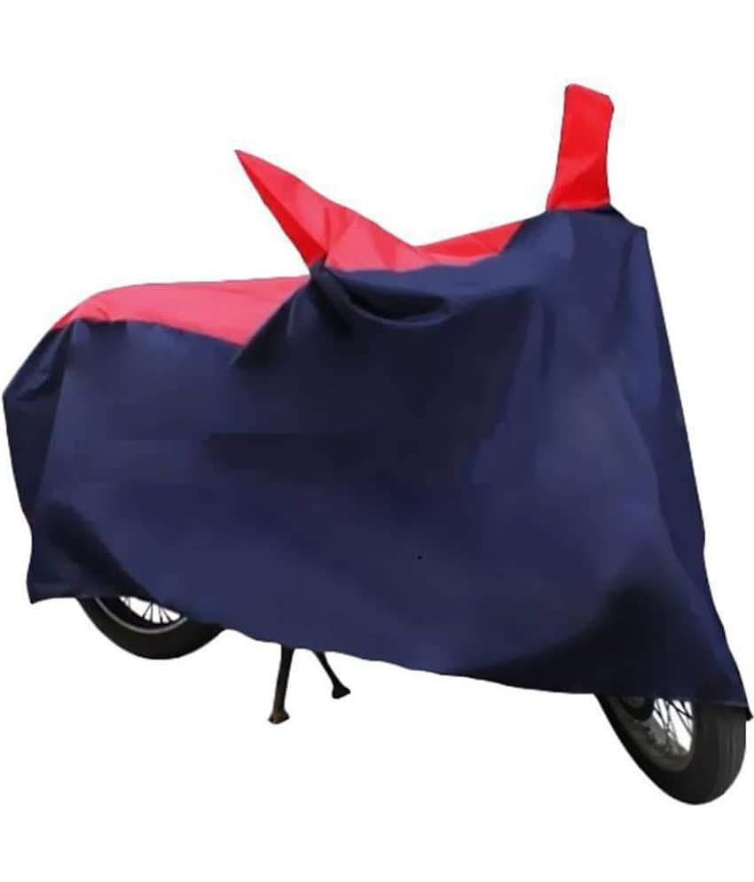 AutoRetail Dust Proof Two Wheeler Polyster Cover for Yamaha FZ S Ver 2.0 (Mirror Pocket, Red and Blue Color) view 2