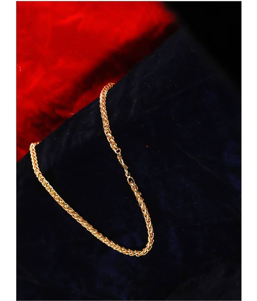 SHANKH-KRIVA Gold Plated Chain ( Set of 1 ) view 2