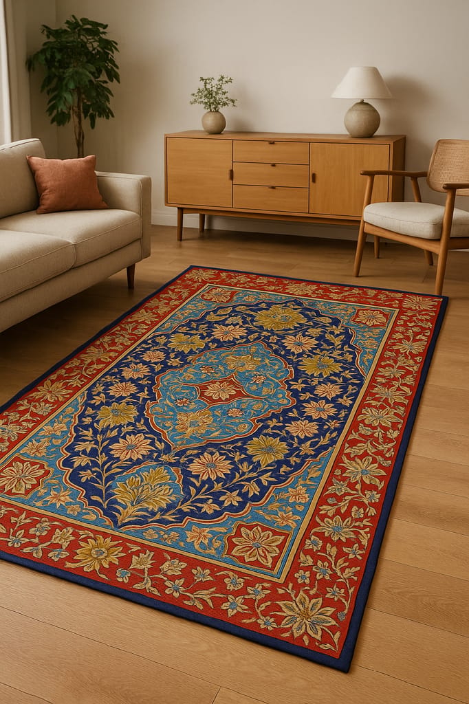 Persian Floral Area Rug view 2