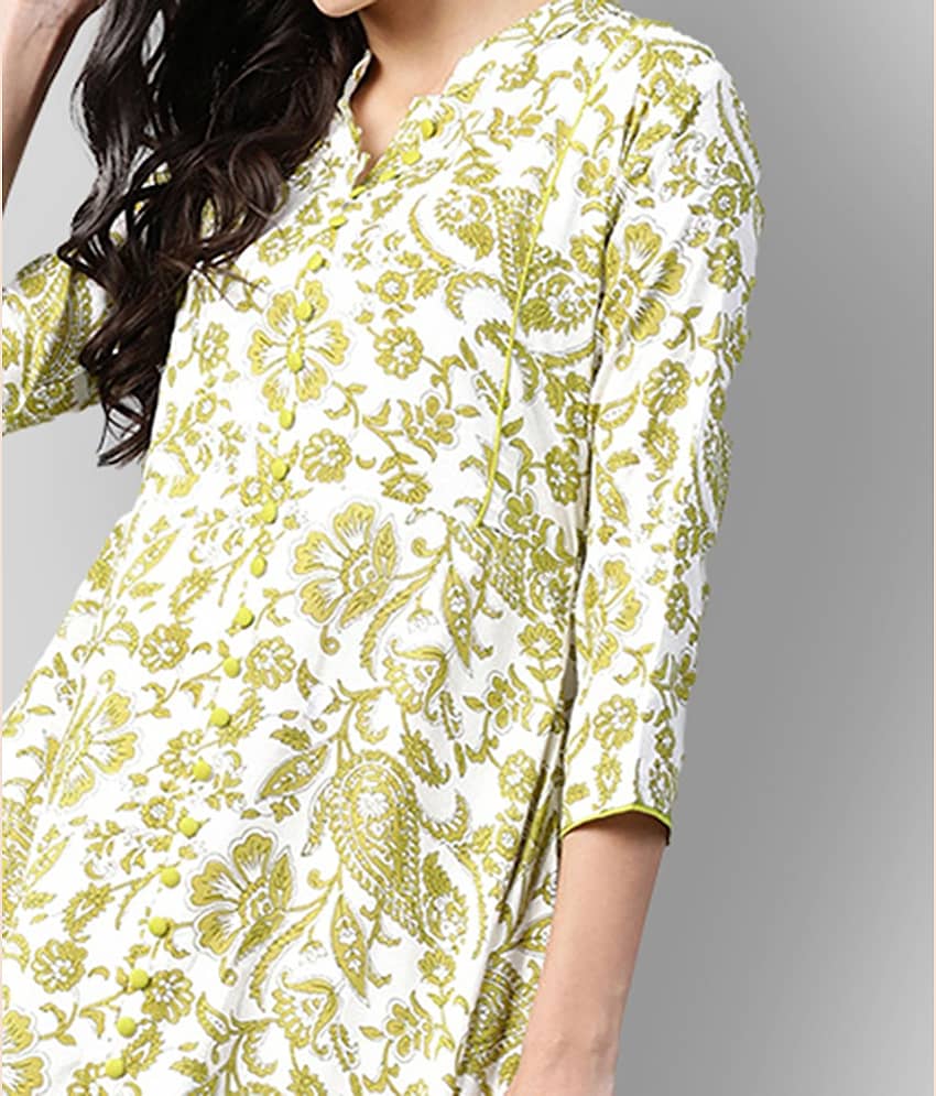 HIGHLIGHT FASHION EXPORT Women Viscose Printed Ethnic Dress ( Multicolor ) view 2