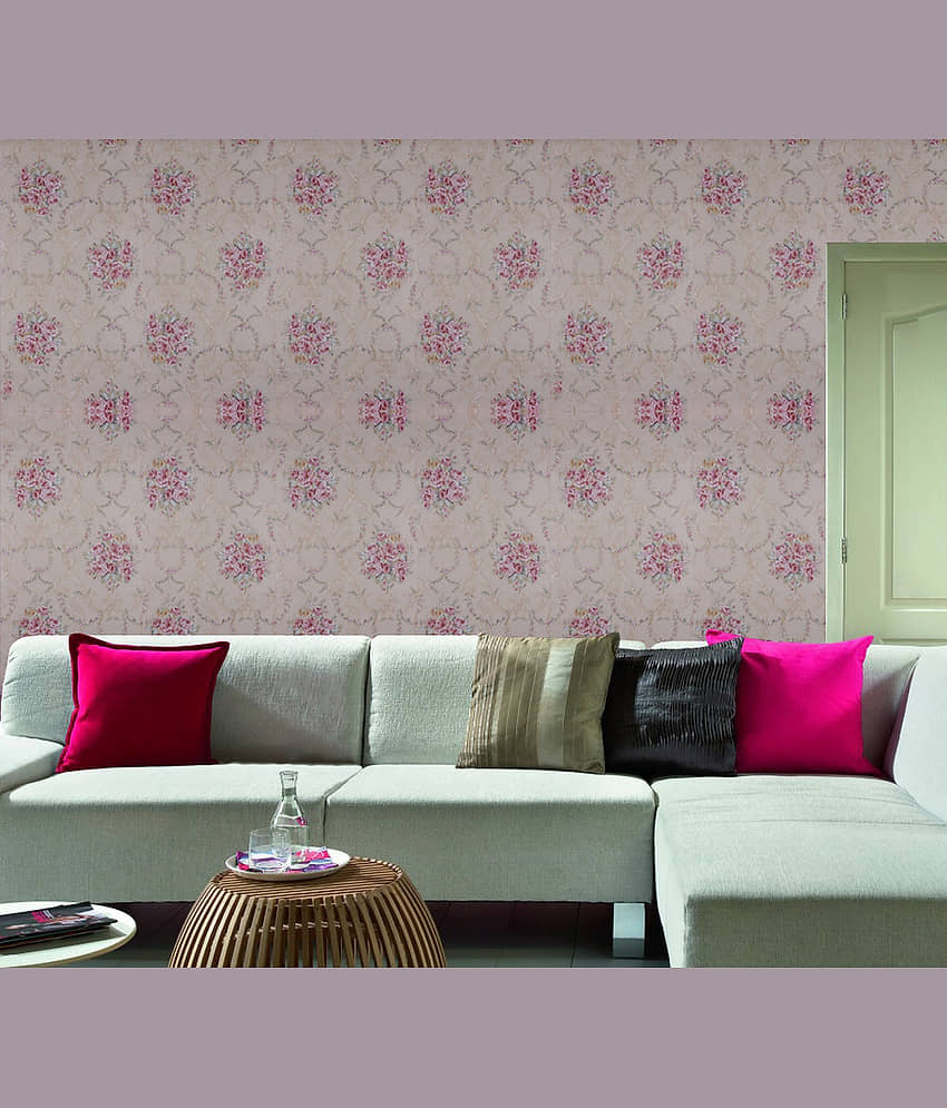 KAAF - Floral Wallpaper ( 40 x 250 ) cm ( Pack of 1 ) view 2