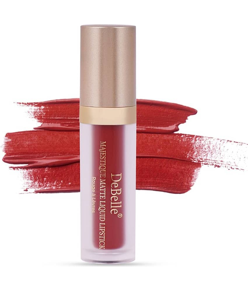 DeBelle Iconic Red Matte Smudge Free Liquid Lipstick ( Pack of 1 ) view 2