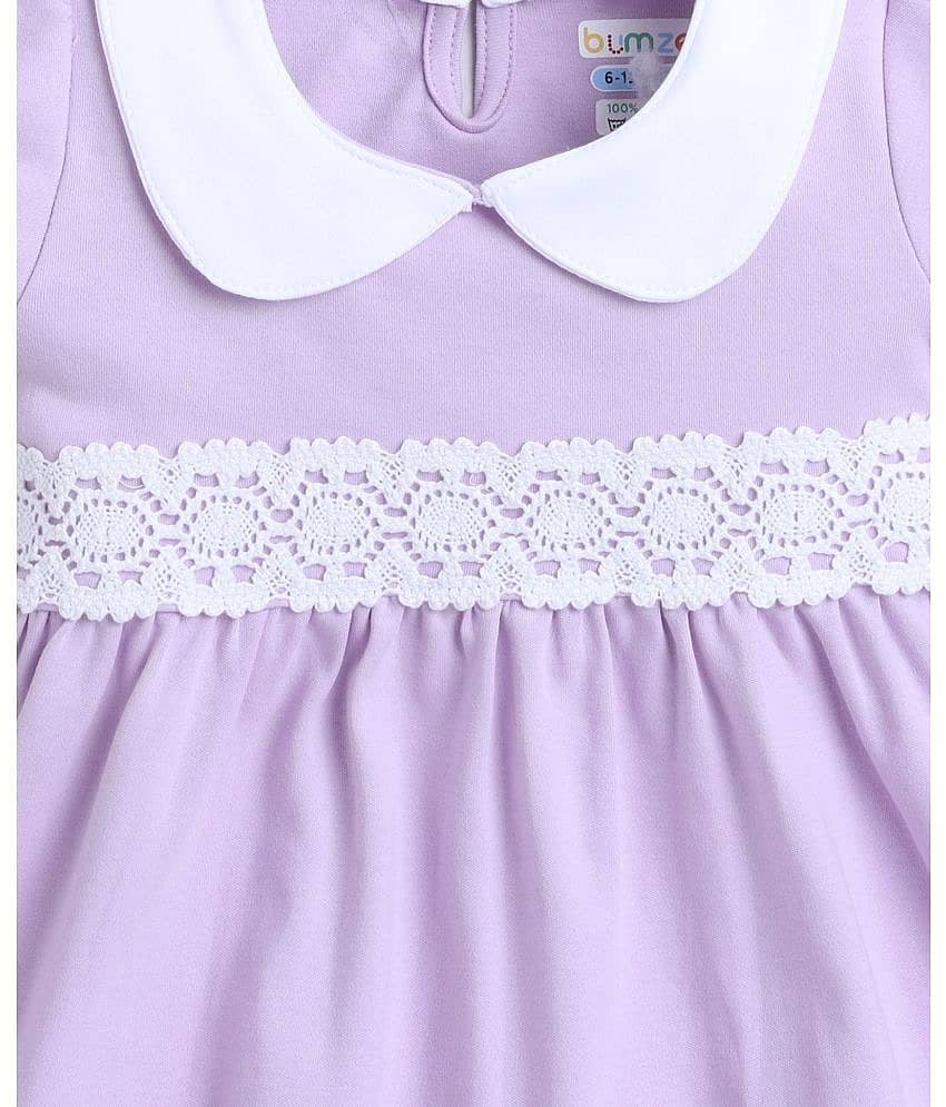 BUMZEE Pack of 1 Baby Girls Cotton Frock ( Yellow ) view 2