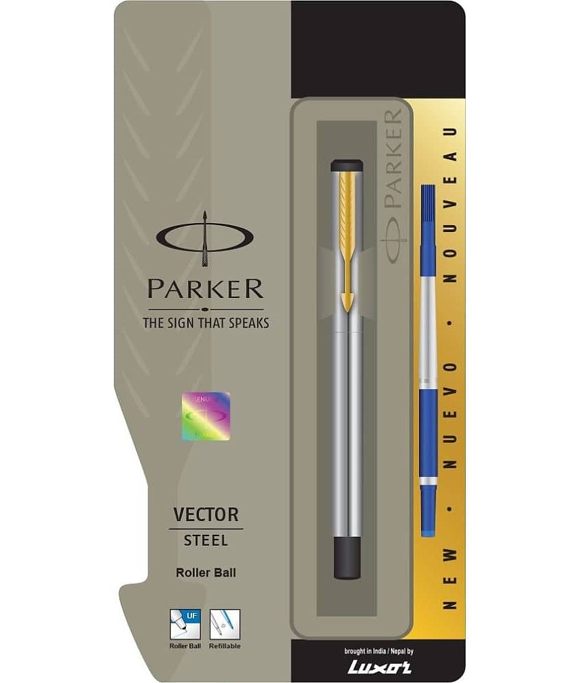 Parker Vector Stainless Steel Gt Roller Ball Pen view 2