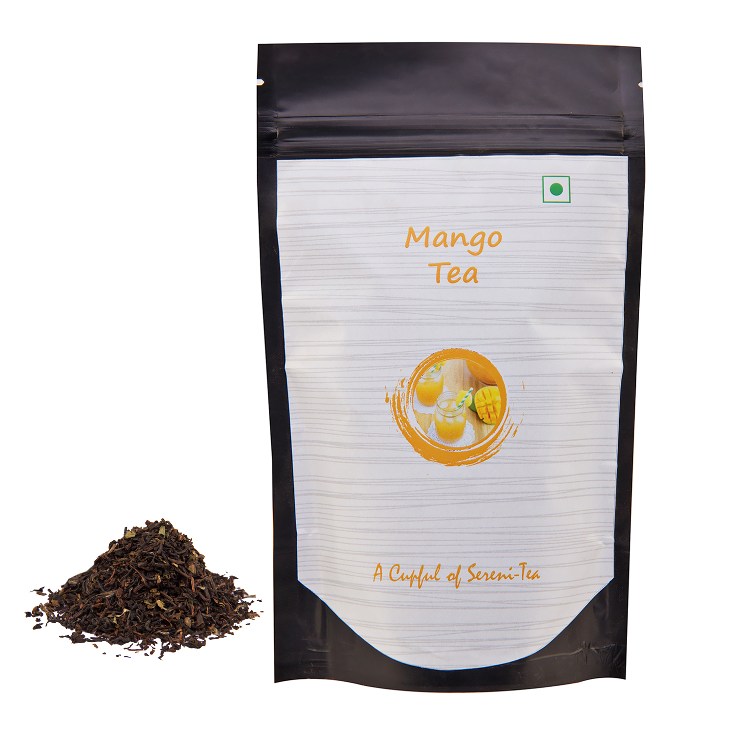 Camellia Twigs Mango Black Tea, 100 gm Pouch pack Of 2 view 2