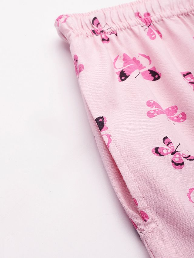 Leading Lady Women's Printed Cotton Night Suit with Pyjama view 2