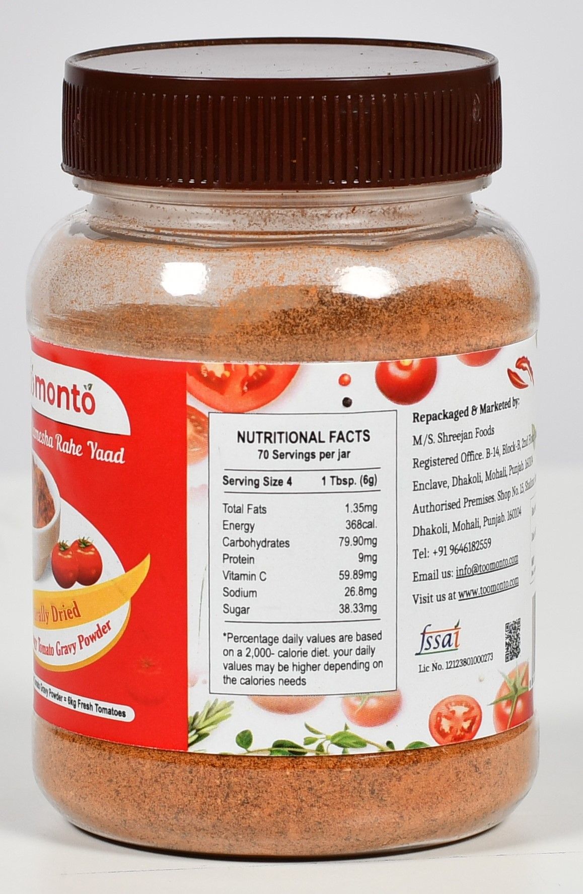 Natural Dried Tangy Tomato Gravy Powder view 2