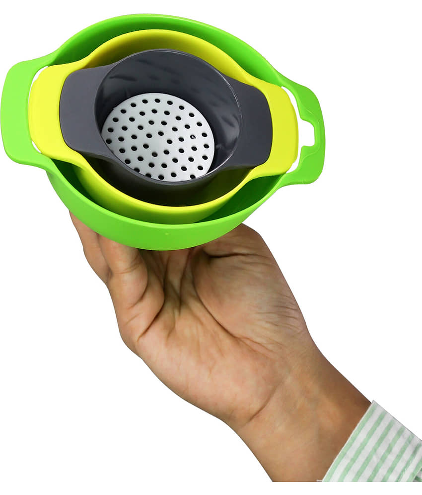 PearlPet Multicolor Plastic Strainer ( Pack of 1 ) view 2