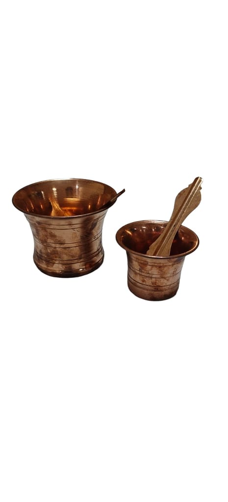 Copper or Brass Mortar and Pestles view 2
