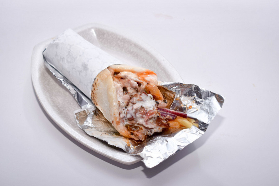 Chicken open shawarma [100 gm]