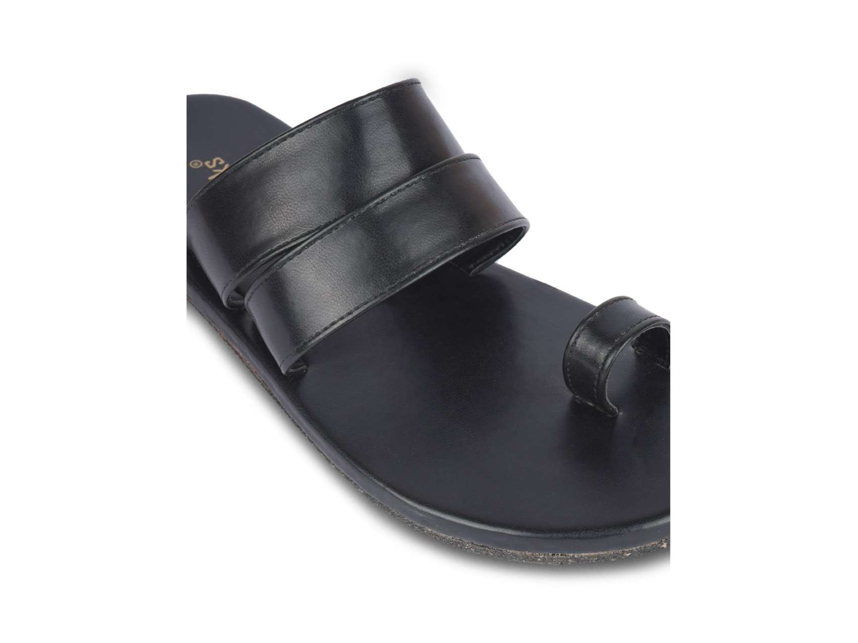 Paaduks Uri Black Flats For Men - UK 9 view 2