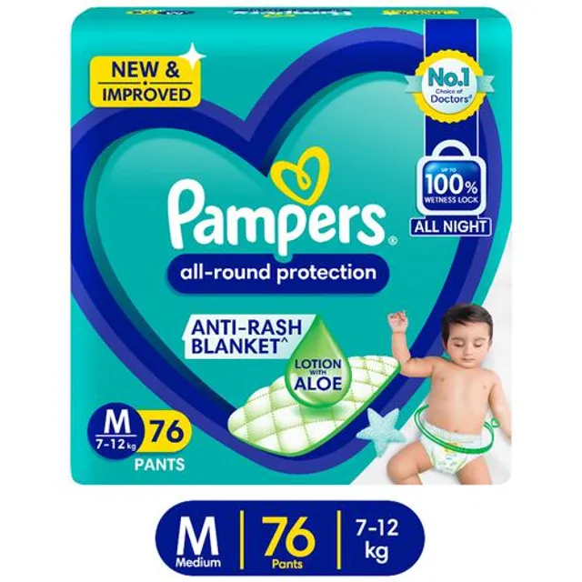 Pampers Diaper Pants Medium 76 Pcs