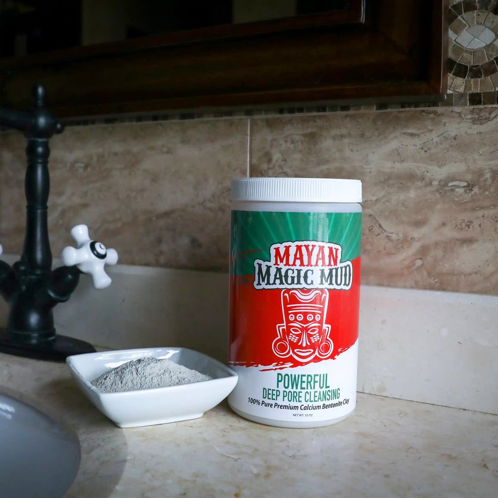Mayan Magic Mud Powerful deep Pore Cleansing Clay for men & women - 32 oz Cleanser view 2