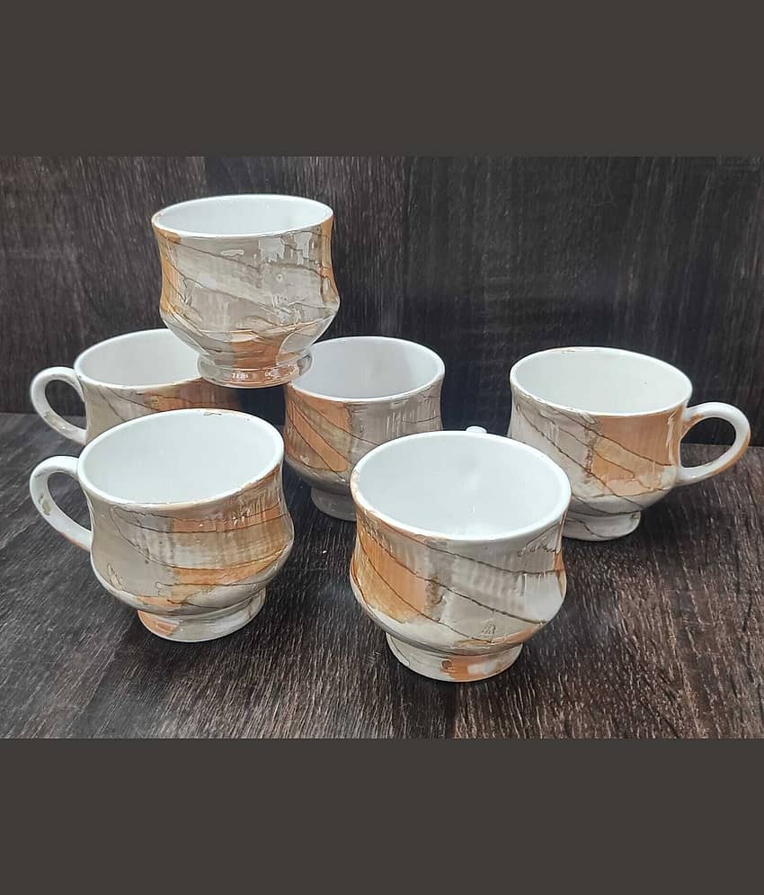 Love Unlimited Solid Bone China Tea Cup 150 ml ( Pack of 6 ) view 2