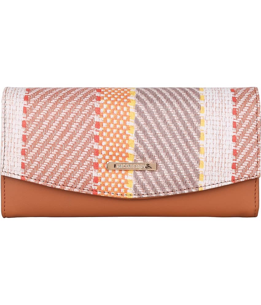 Nicoberry - Faux Leather Multicolor Women's Zip Around Wallet ( Pack of 1 )