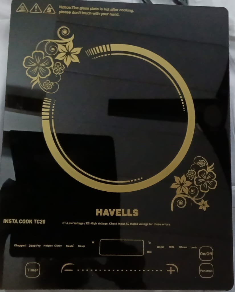 2000 WATT HAVELLS Heavy Ultra slim crystal glass view 2
