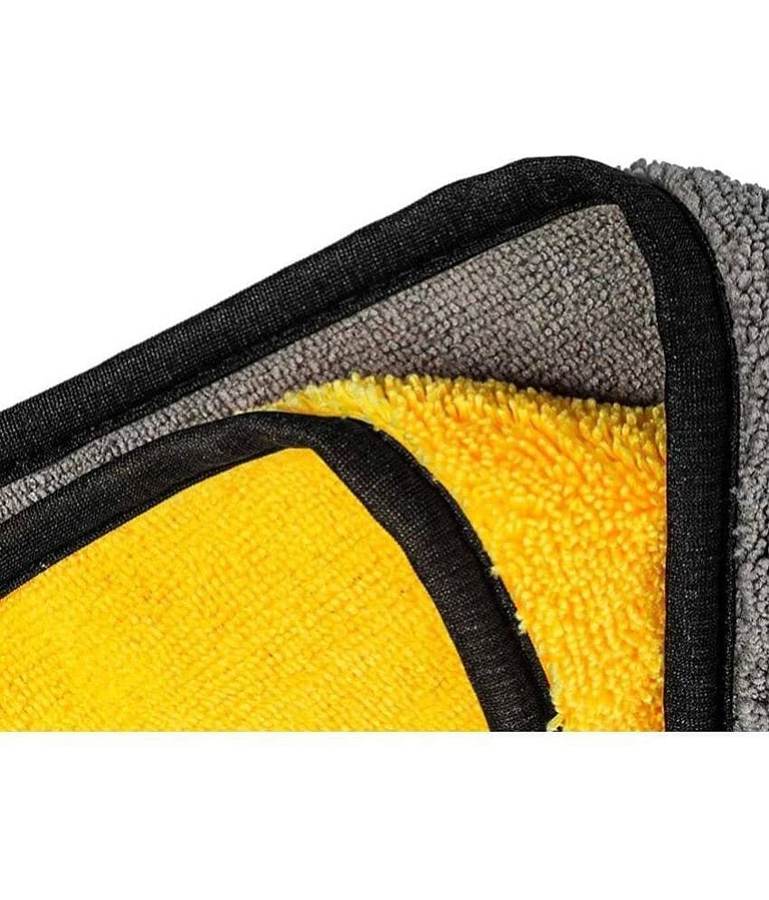 Bhavyta Yellow 800 GSM Microfiber Cloth For Automobile ( Pack of 1 ) view 2