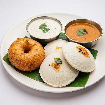 2 Idli 1 Vada - Sambar