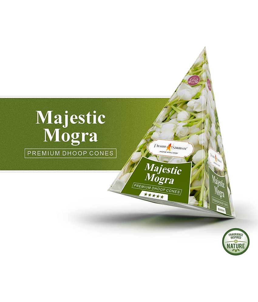 JPSR Dhoop,Incense Dhoop Cone Mogra 30 Pieces ( Pack of 1 ) view 2