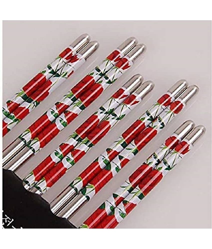 GKBOSS - Aluminium Disposable Chop Sticks ( Pack of 10 ) view 2