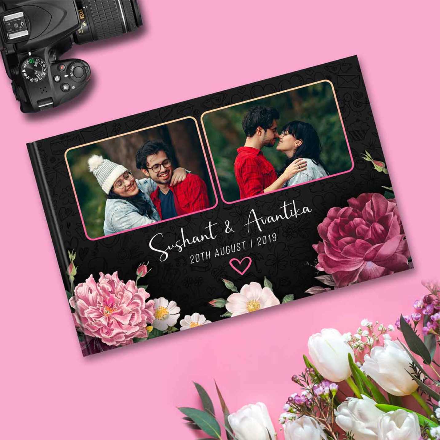 Presto Custom Designed Love Birds Regular Photo Book Album