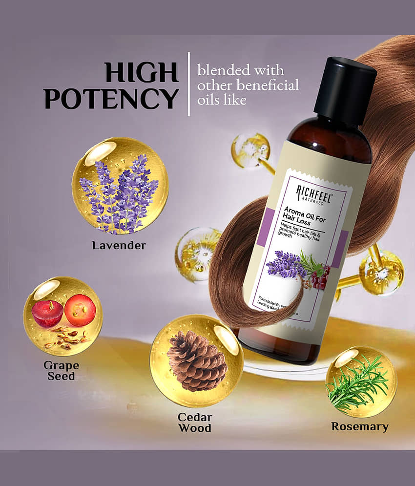Richfeel Oil For Hair Loss 100 Ml Pack of 3 view 2