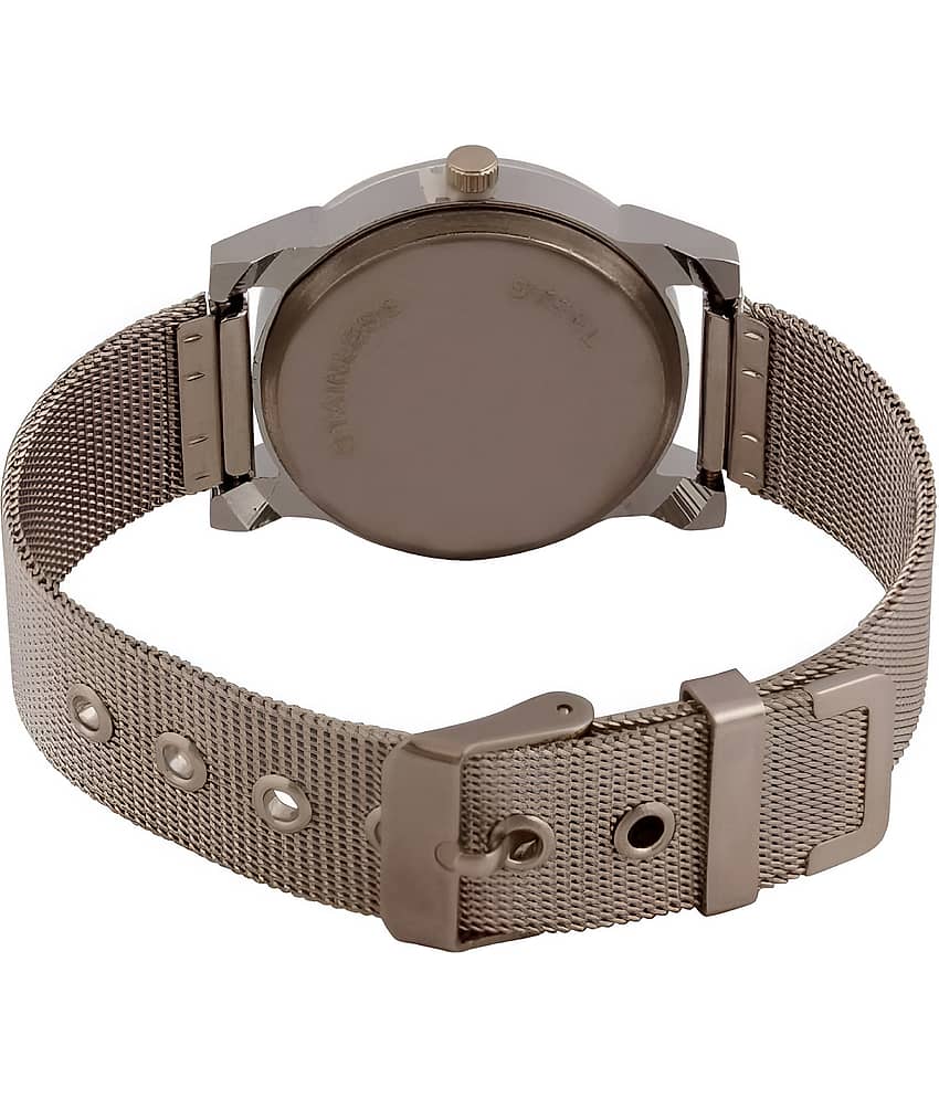 Viser Silver Metal Analog Womens Watch view 2