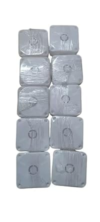 4x4 PVC Junction Box, (pack of 10 White, HD-IP CCTV Compatible, Model SH-PVC-V4-WP view 2