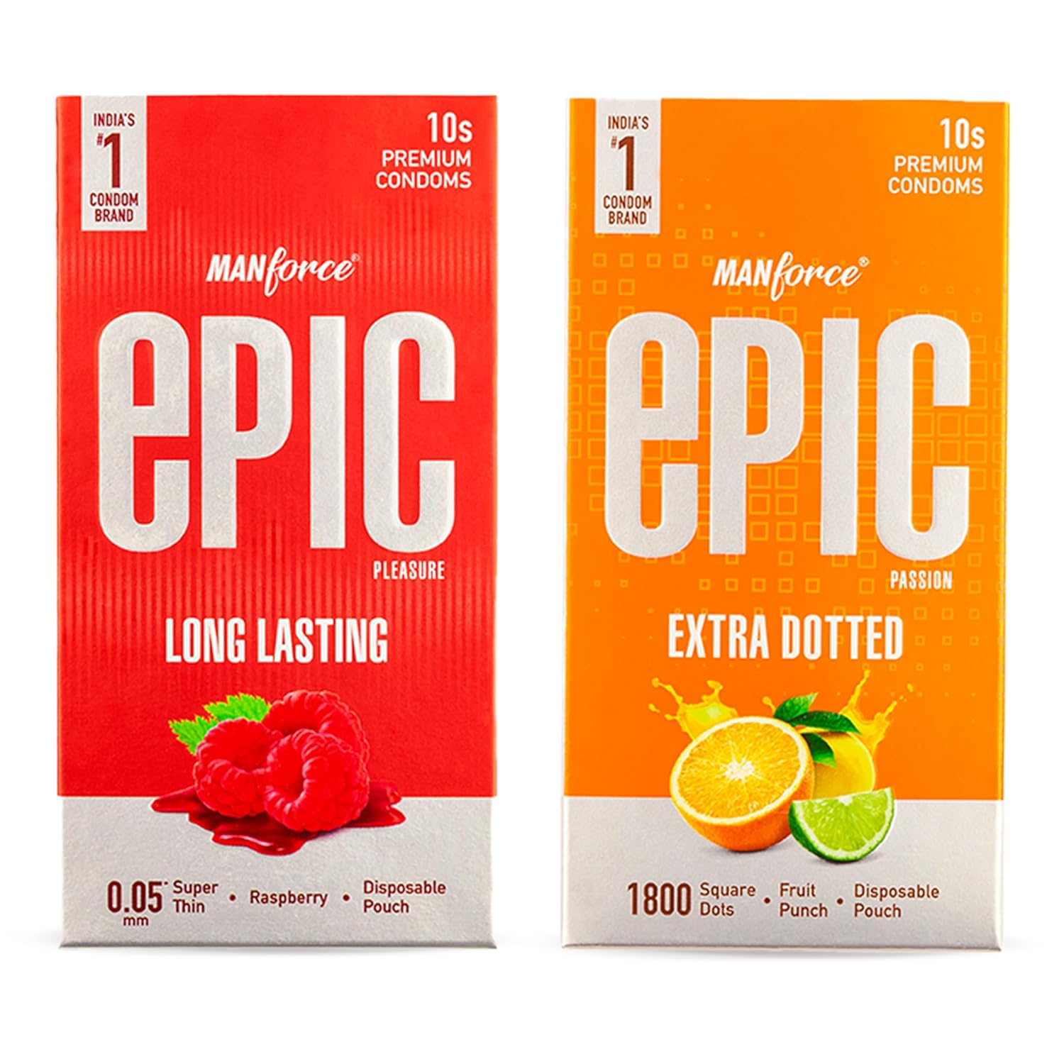 Manforce Epic Passion and Hot Dots 10s(Pack of 2) view 2