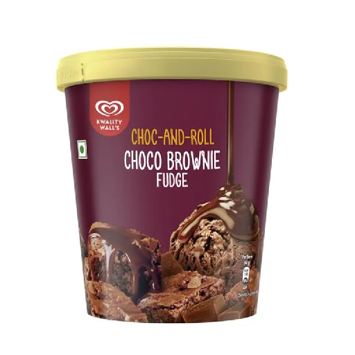 Kwality walls Choco Brownie Fudge 700 Ml Tub